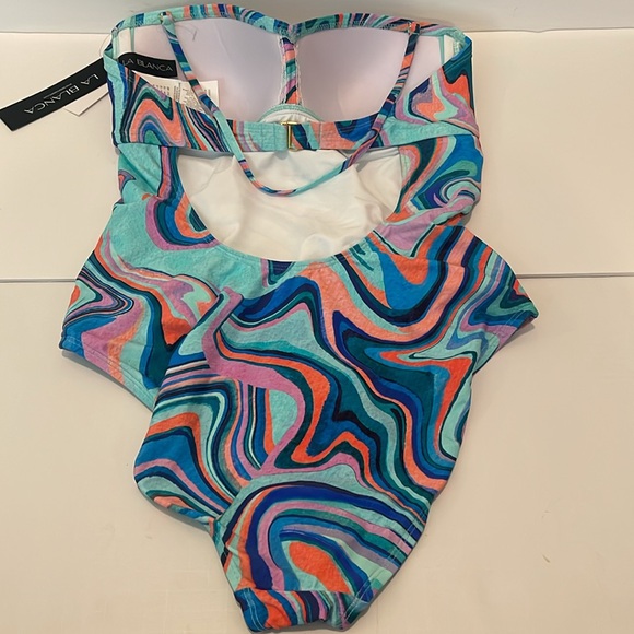 New W/Tags! One Piece Low Back Swimsuit - Picture 2 of 10